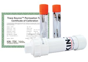KIN-TEK Permeation Tube Calibration and Shipping