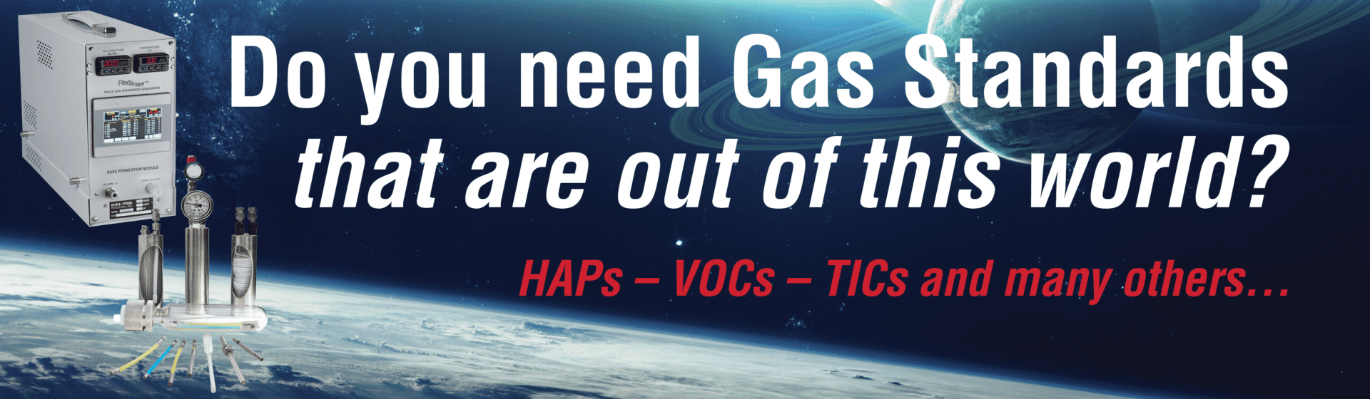 Gas Standards out of this world