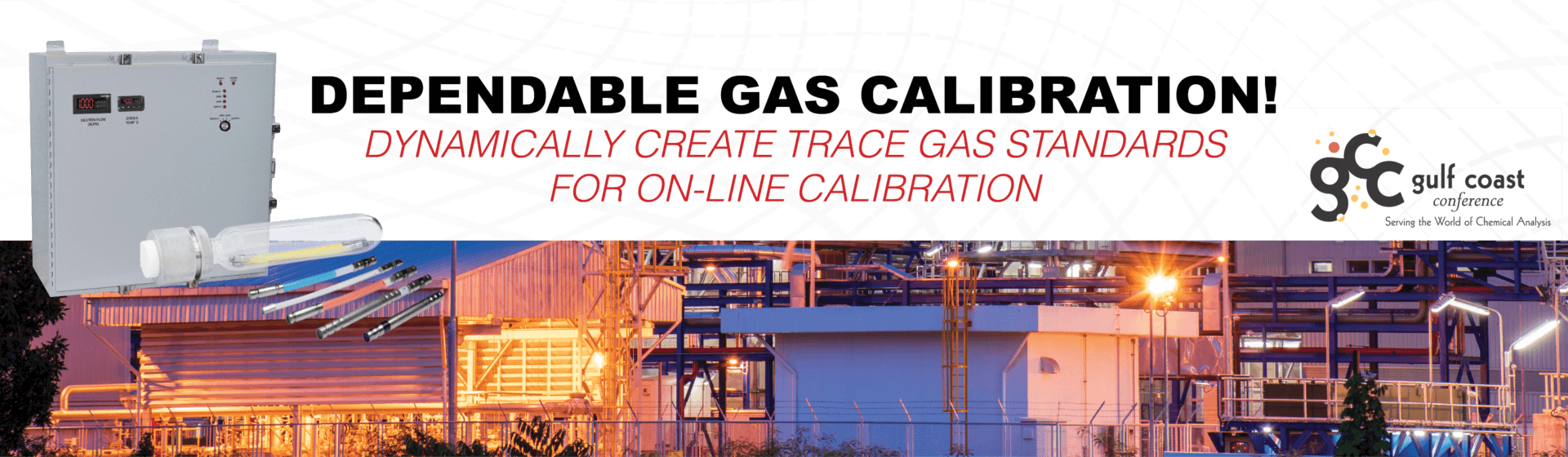 On-line Gas Calibration Graphic