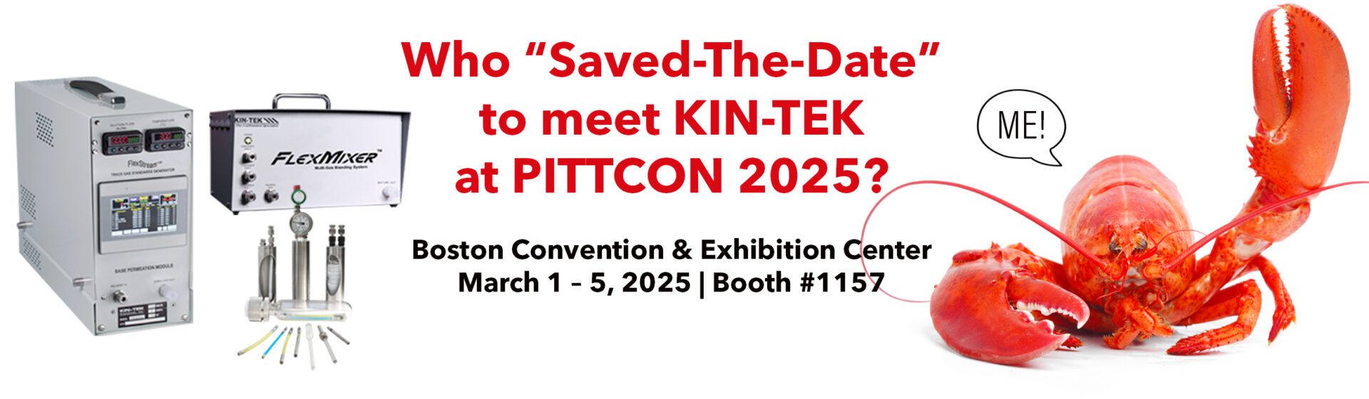 Pittcon 2025 Save the Date main graphic for KIN-TEK