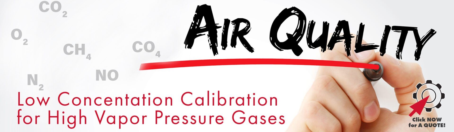 Low Concentration Calibration and High Vapor Pressure Gases homepage image